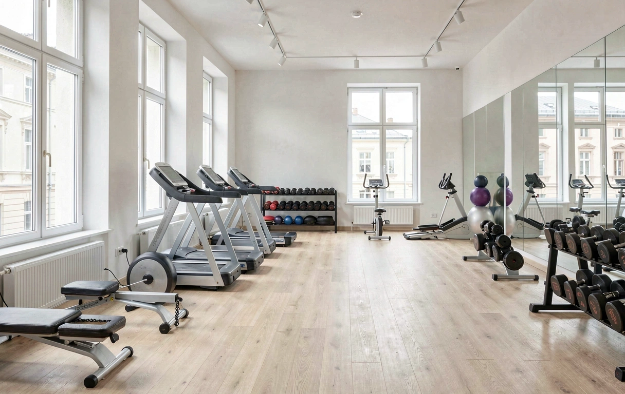 A stúdió belső tere